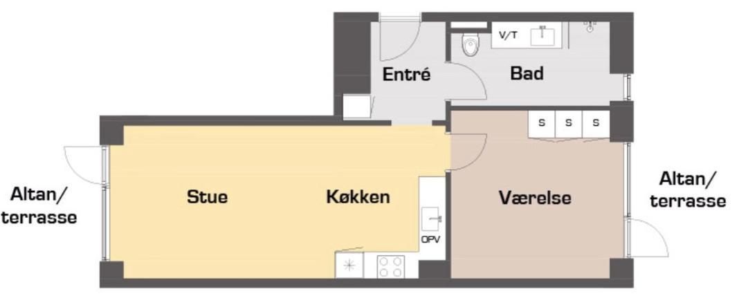 Апартаменты Great 1-Bed Wbalcony By Odense Harbour Экстерьер фото